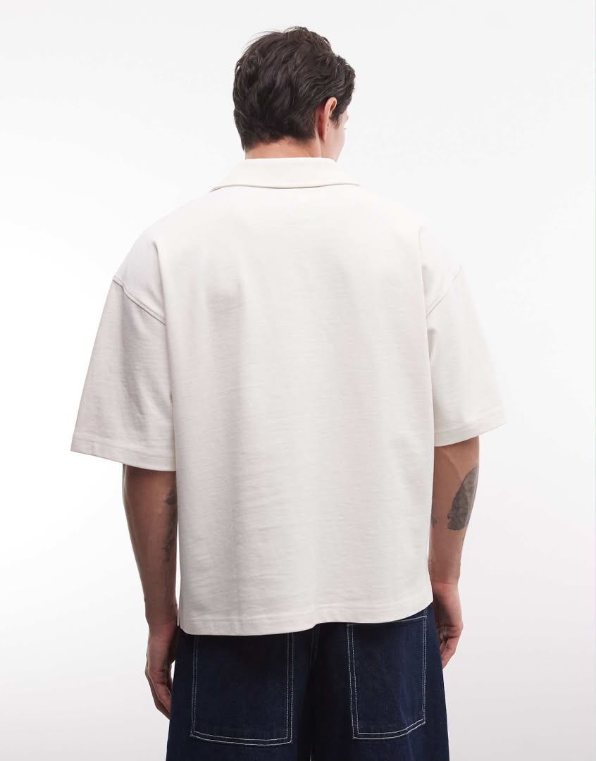 ASOS Boxy Oversized Polo