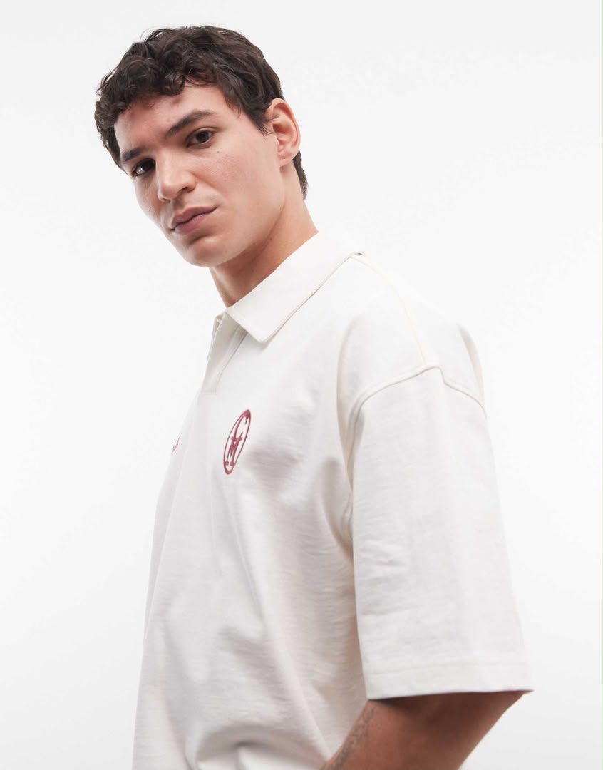 ASOS Boxy Oversized Polo