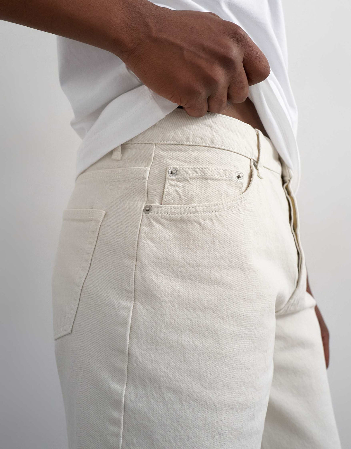 Topman Rigid Baggy Denim Short