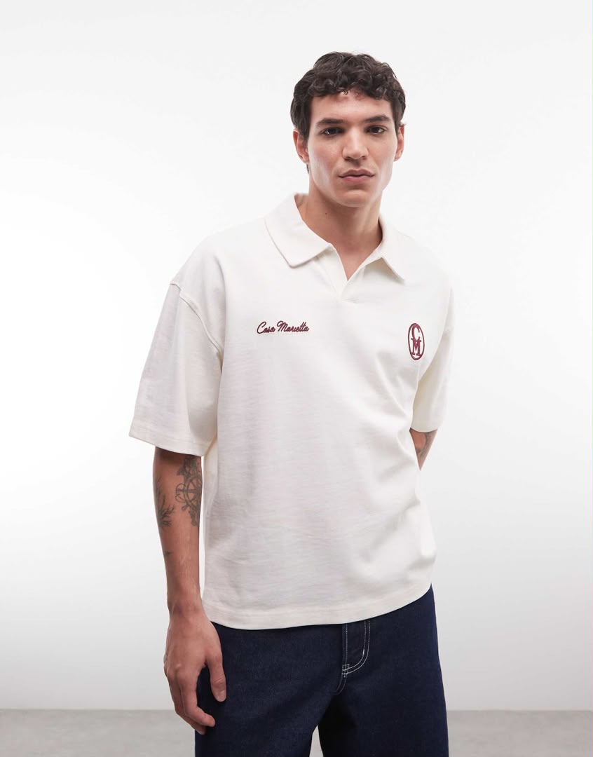 ASOS Boxy Oversized Polo