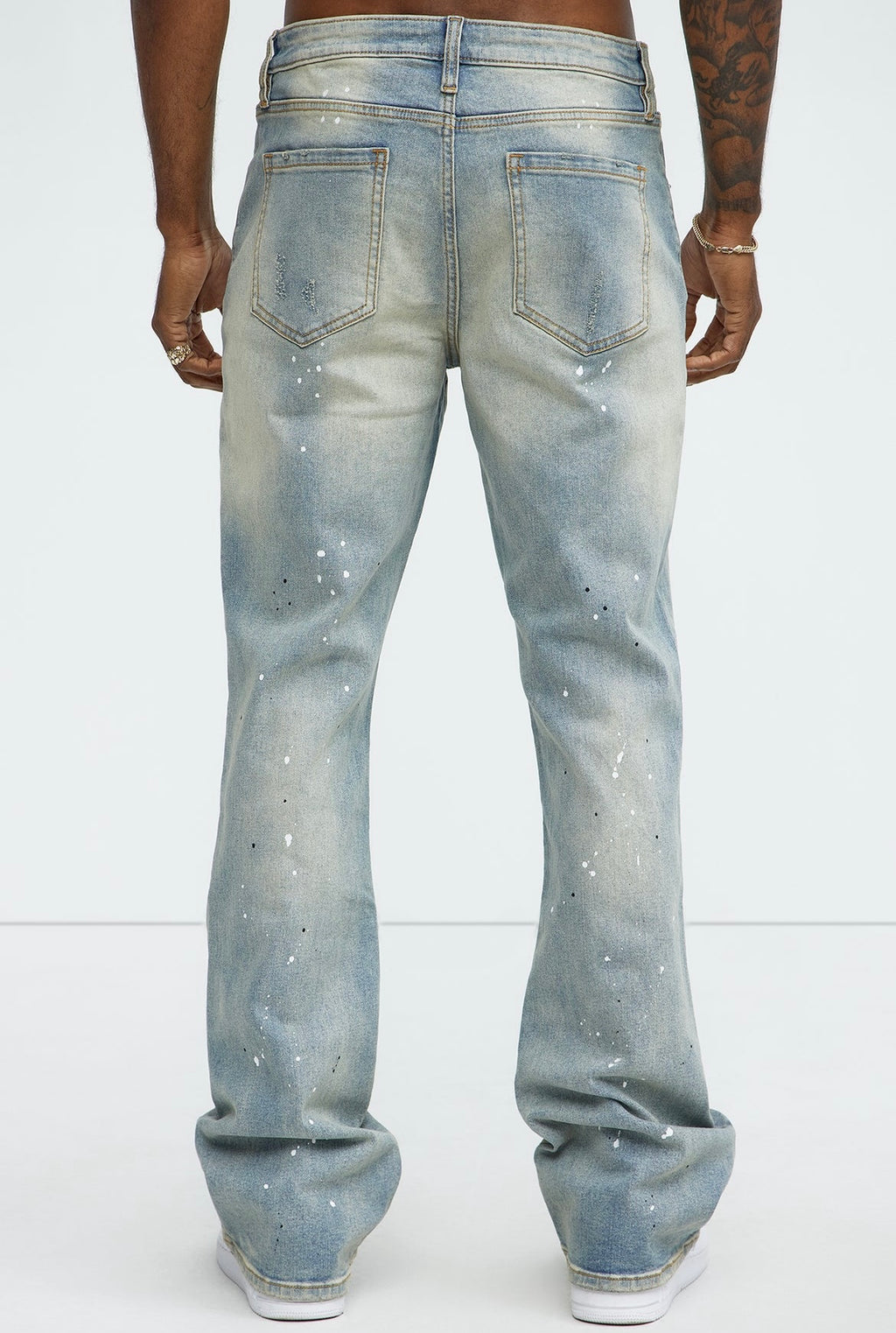FASHIONNOVA Ripped Flare Jeans
