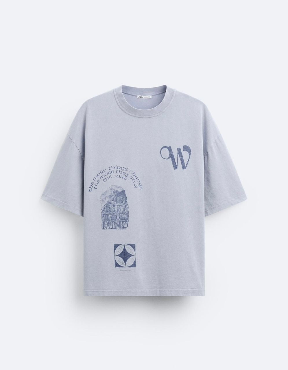 Zara T-Shirt With Printed Graphics