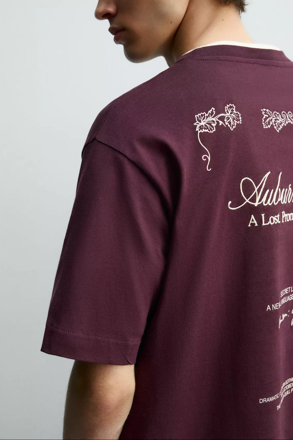 Zara Slogan Print T-Shirt
