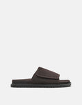 Pull&Bear Leather Slider Sandals