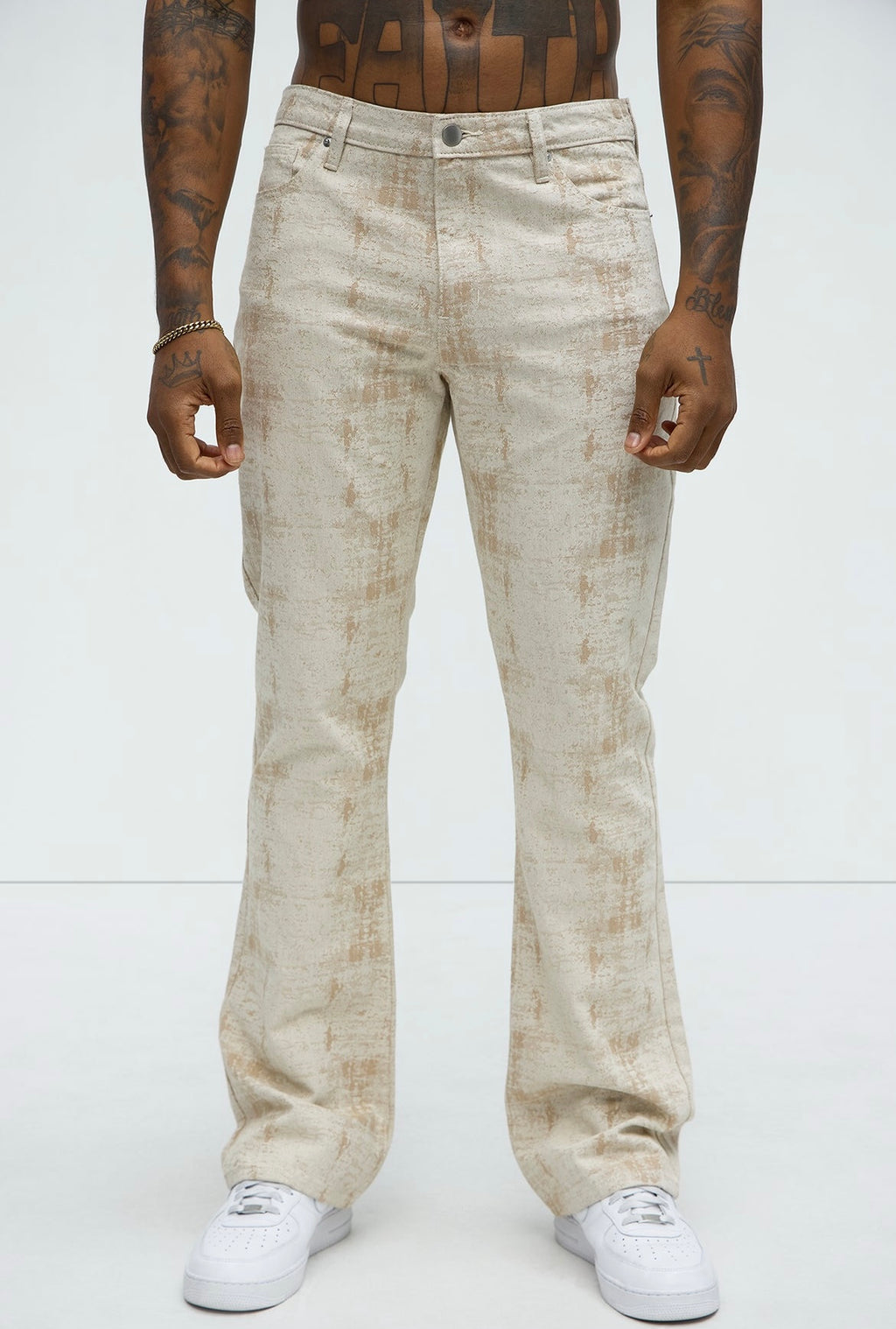 FASHIONNOVA Stacked Slim Flare Pants