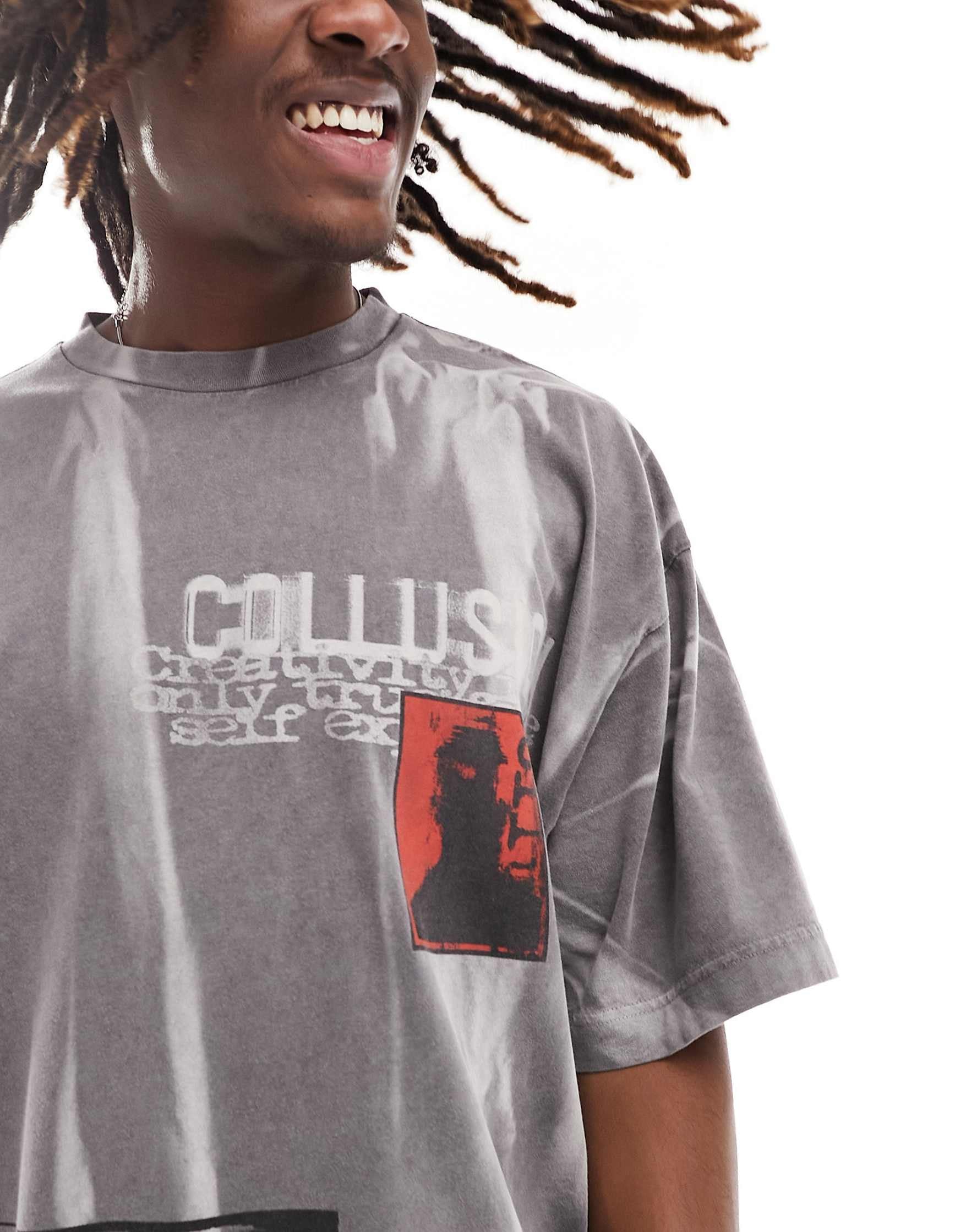 Collusion Unisex Graphic T-Shirt