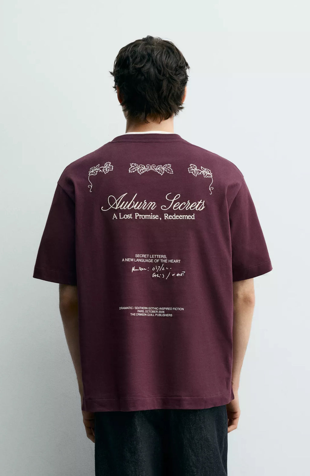 Zara Slogan Print T-Shirt