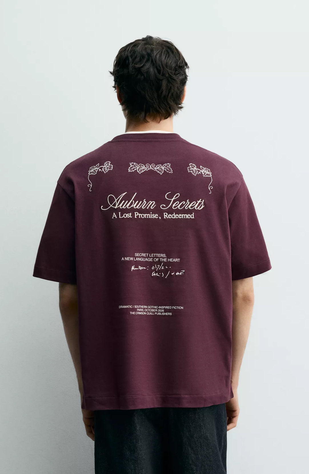 Zara Slogan Print T-Shirt