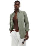 ONLY & SONS Linen Mix Long Sleeve