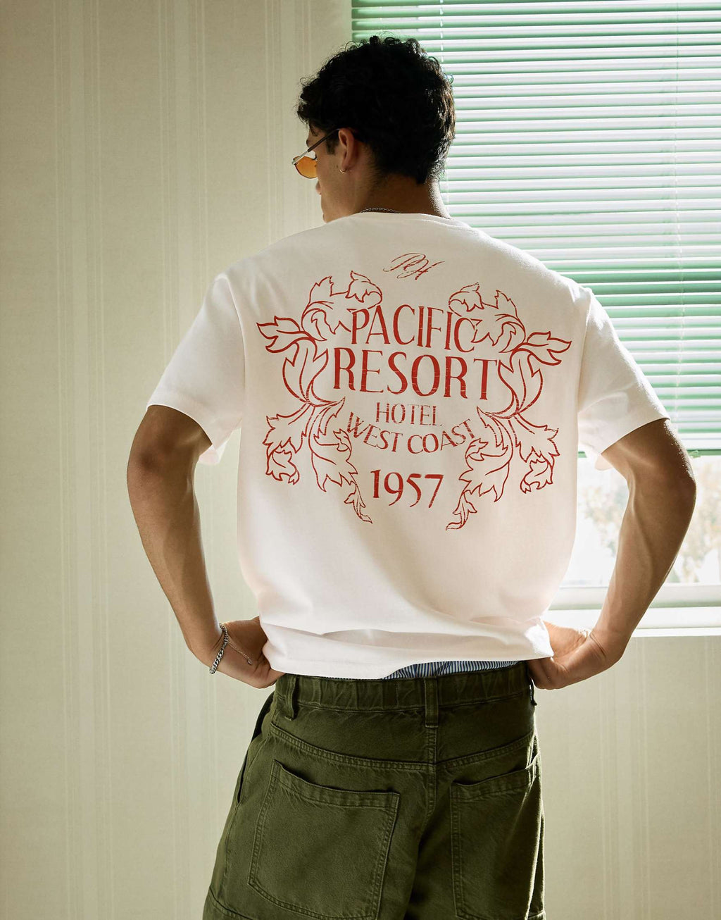 Bershka Relaxed Fit Print T-Shirt