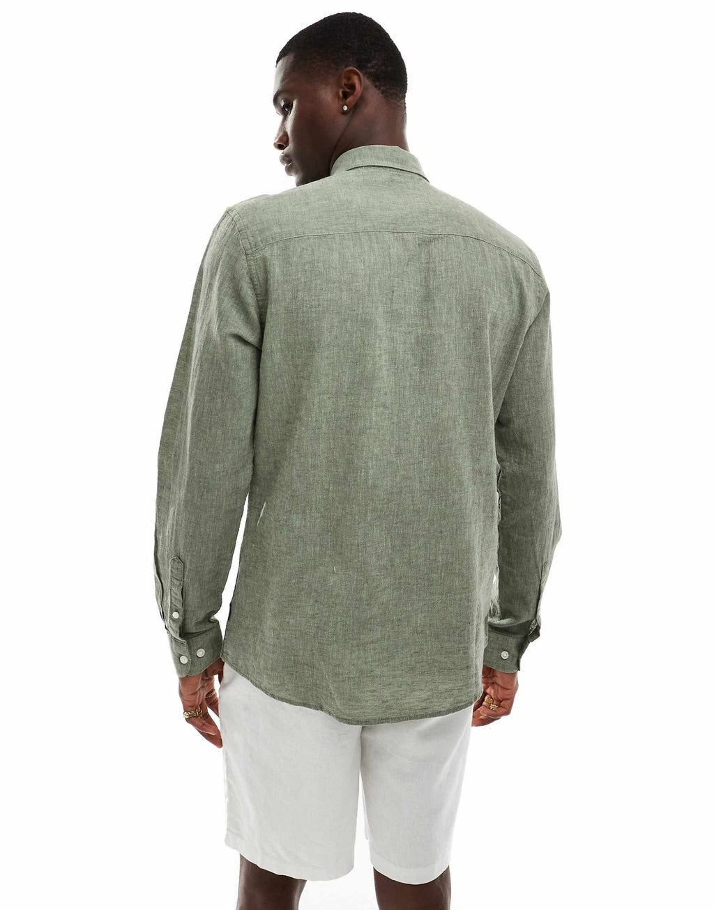 ONLY & SONS Linen Mix Long Sleeve