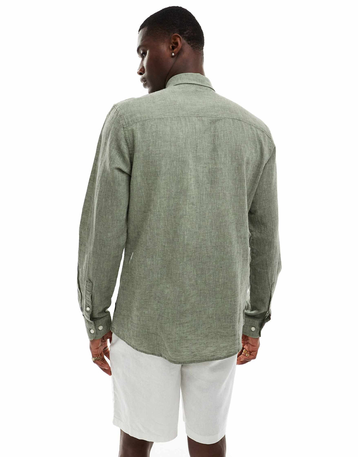 ONLY & SONS Linen Mix Long Sleeve