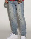 FASHIONNOVA Ripped And Bleach Splatter Jeans