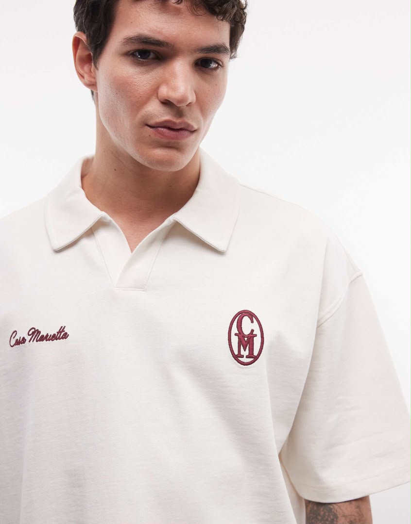 ASOS Boxy Oversized Polo