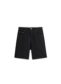 Zara Regular Fit Denim Bermuda Shorts